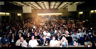 Claudia Black's view of Comic Con